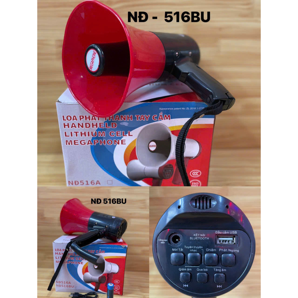 Loa phóng thanh bluetooth, Loa bán hàng, có Ghi Âm, Phát Lại, Cổng Usb, phát trực tiếp công suất 15W