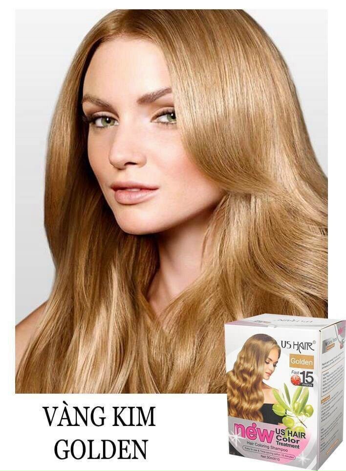 Us hair dầu gội nhuộm thảo dược nhân sâm