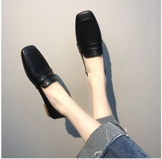 Giày búp bê da mềm lười mọi