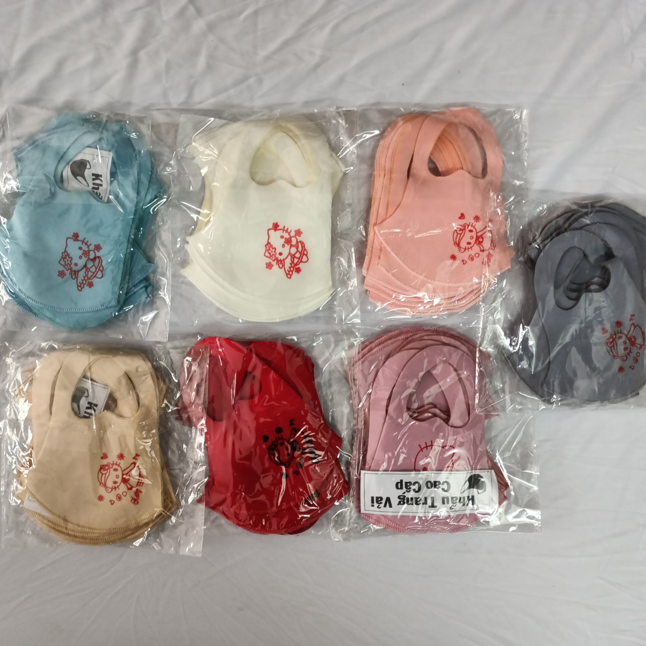 set 10 khẩu trang vải su cho bé siêu rẻ