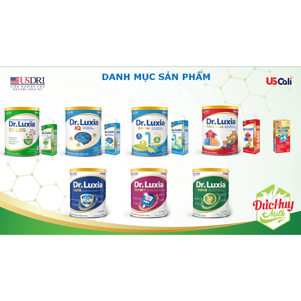 Sữa bột Dr.Luxia Sure 900g Mới