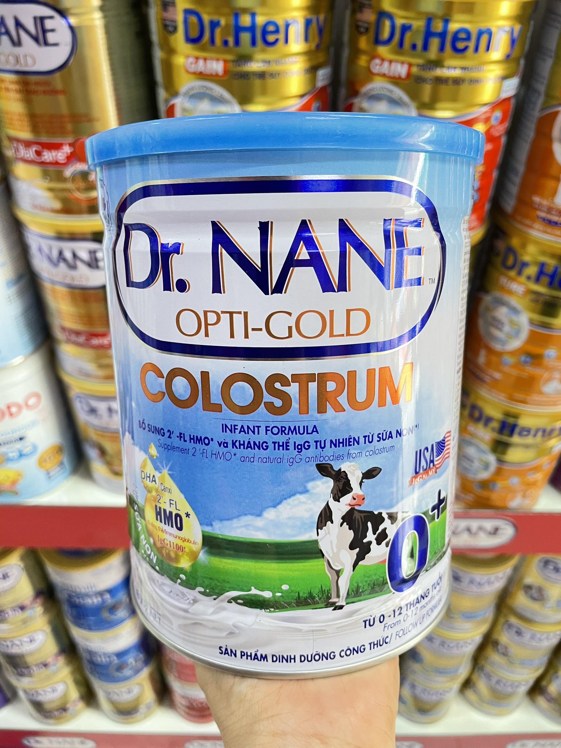 Dr.nane colostrum 0+lon 800g date mới 2026