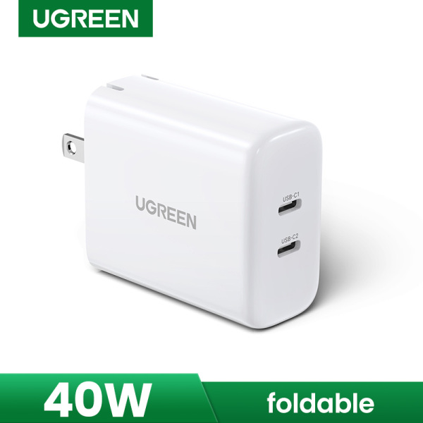 UGREEN 40W Fast Charger USB C Type C Charger Power Delivery Charger for iPhone Huawei Xiaomi Sansumg