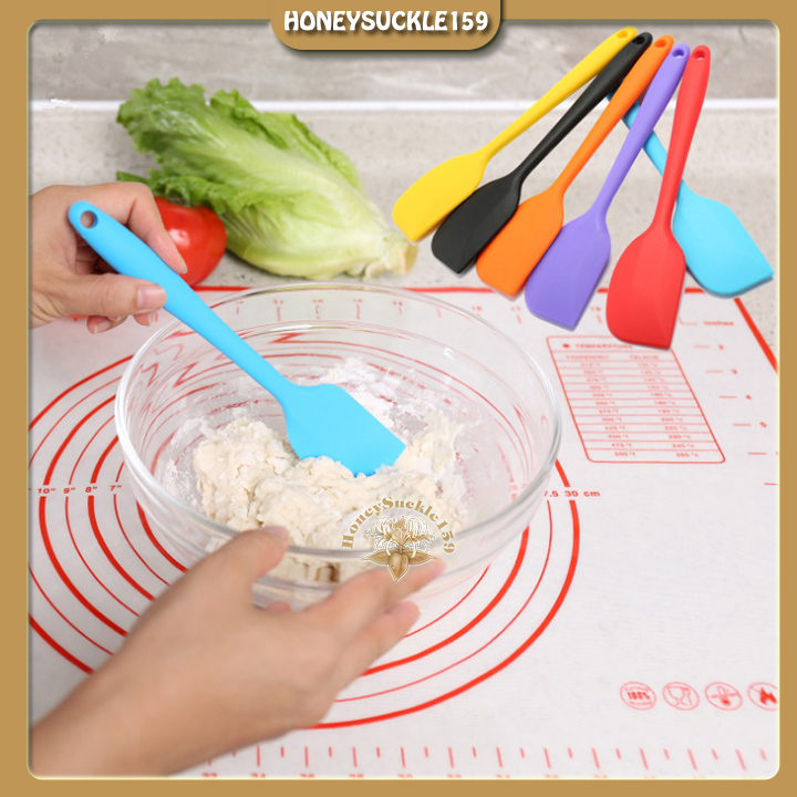 Muỗng Silicon trộn bột làm bánh, thìa trộn bột, thìa vét bột, phới trộn bột 28cm