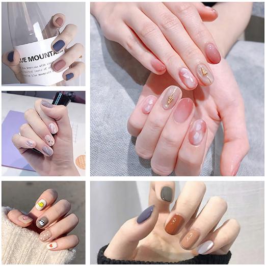 Bộ dán móng tay nail sticker gồm 14 móng mã DA241 - DA260