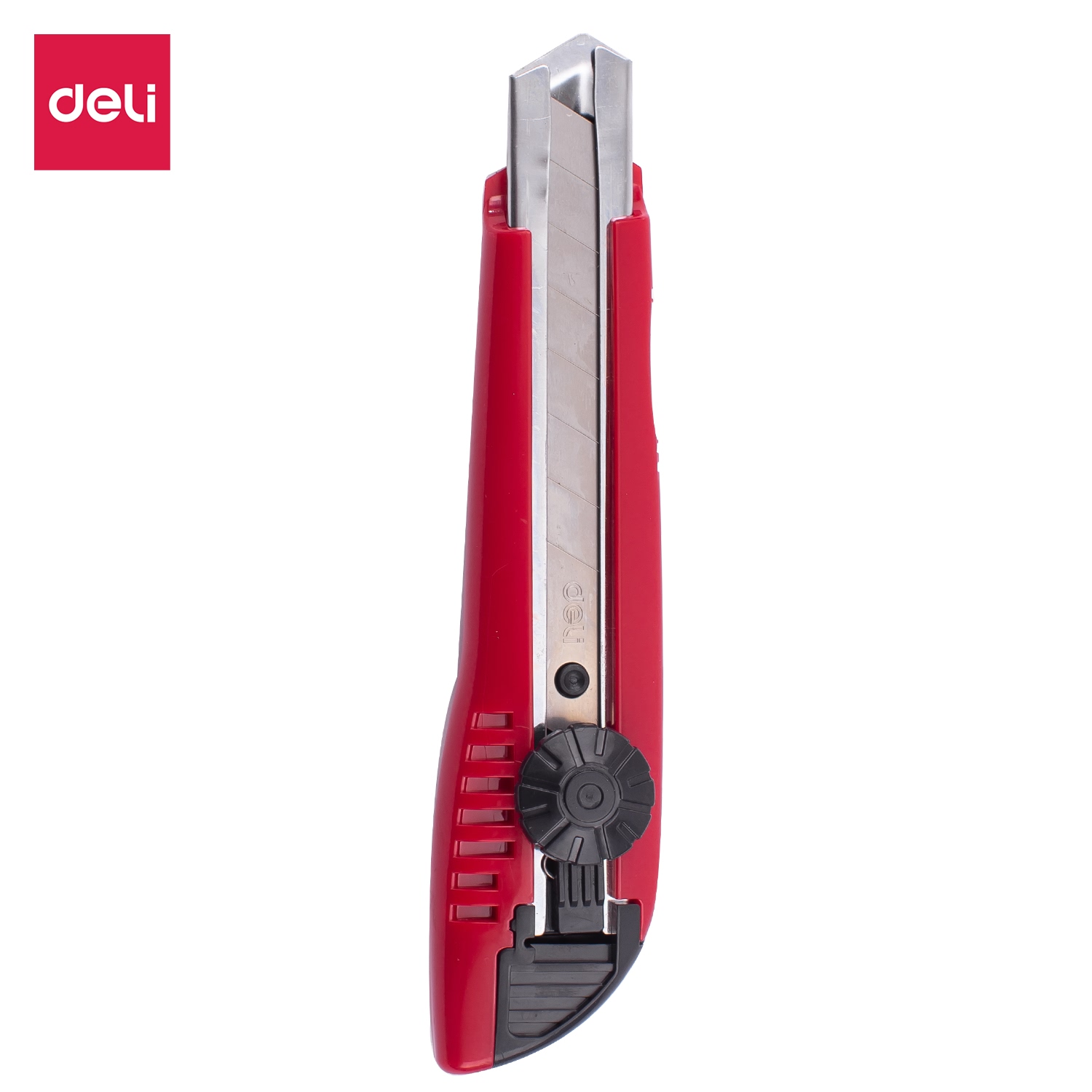 Dao rọc giấy Deli - Lưỡi SK5 - Màu vàng/đỏ - 1 chiếc - E2043