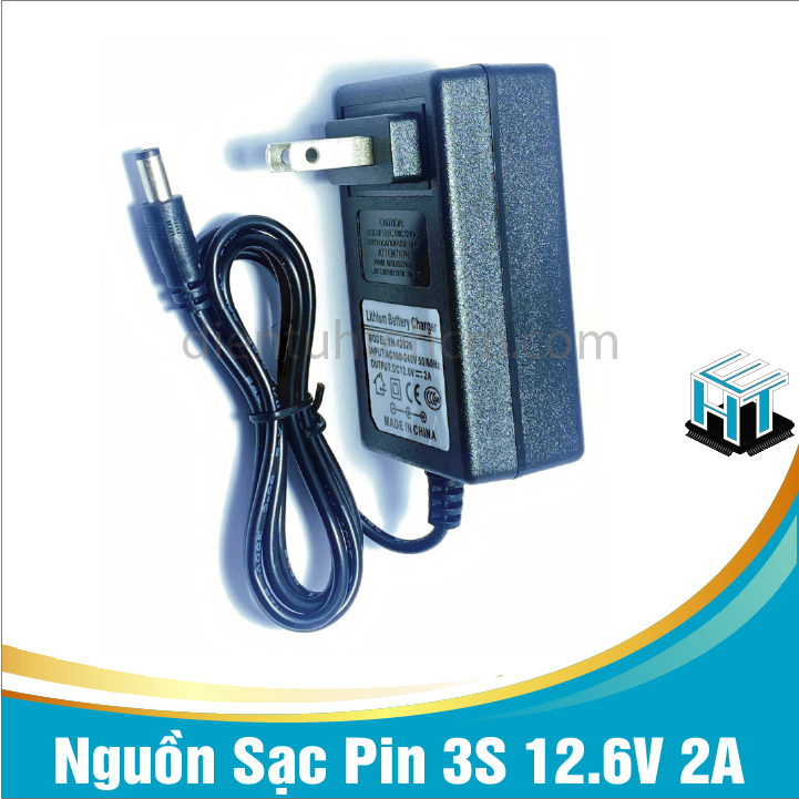 Nguồn Sạc Pin 3S 12.6V 2A loại thường,Sạc Pin Máy Khoan, Ắc Quy 12V