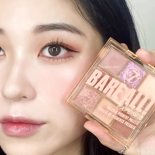 [TRẢ GOM ORDER] Bảng phấn mắt W7 Bare All Eyeshadow Palette 9 ô (Bill Hàn)