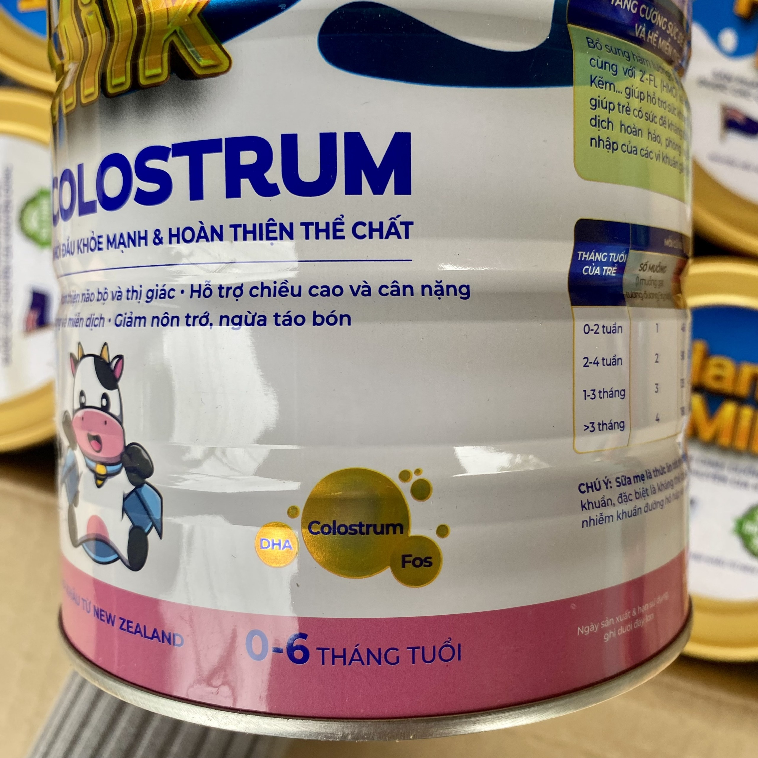 Sữa Hanco Baby Colostrum 900g (Sữa cho trẻ sơ sinh 0-6 tháng) Giảm nôn trớ