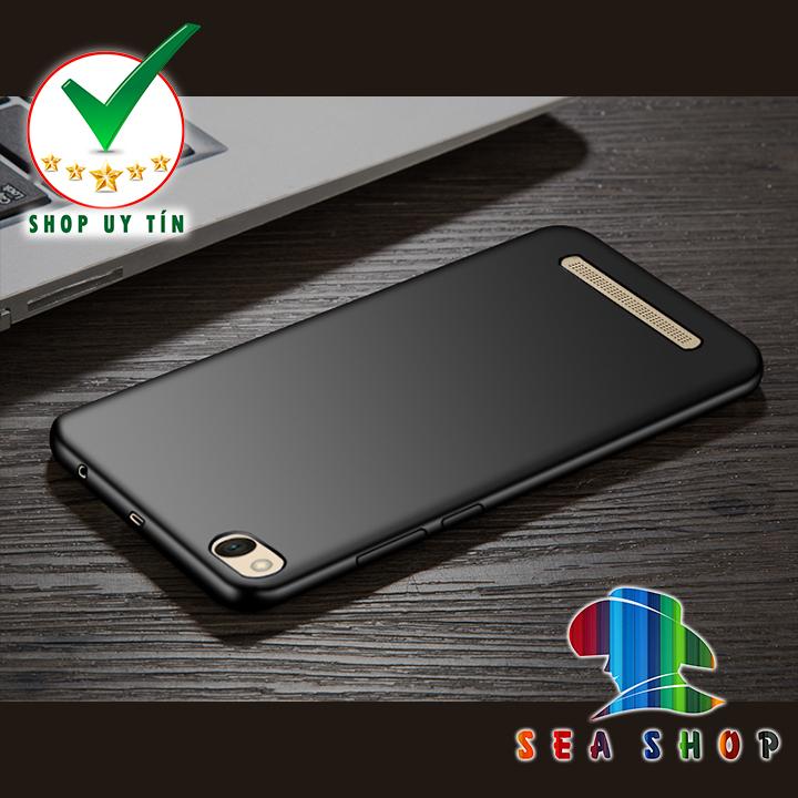 [TẶNG CƯỜNG LỰC]Ốp lưng Xiaomi Redmi 5A silicon đen