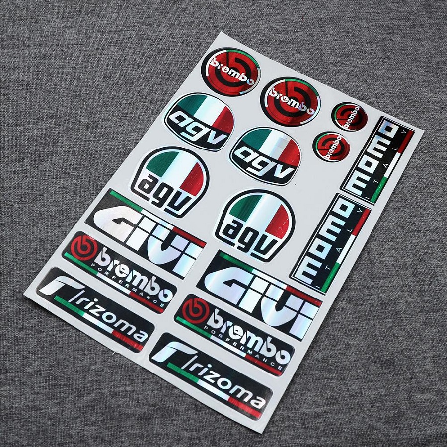 Tem logo, decal logo dán xe máy huy hiệu MONTER (mẫu 2)