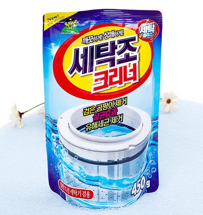 Combo 2 túi Bột tẩy vệ sinh lồng máy giặt Hàn Quốc