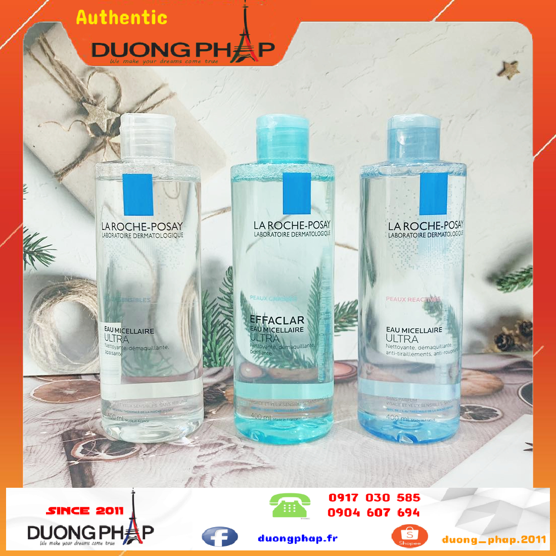 Nước tẩy trang LRP 400ml