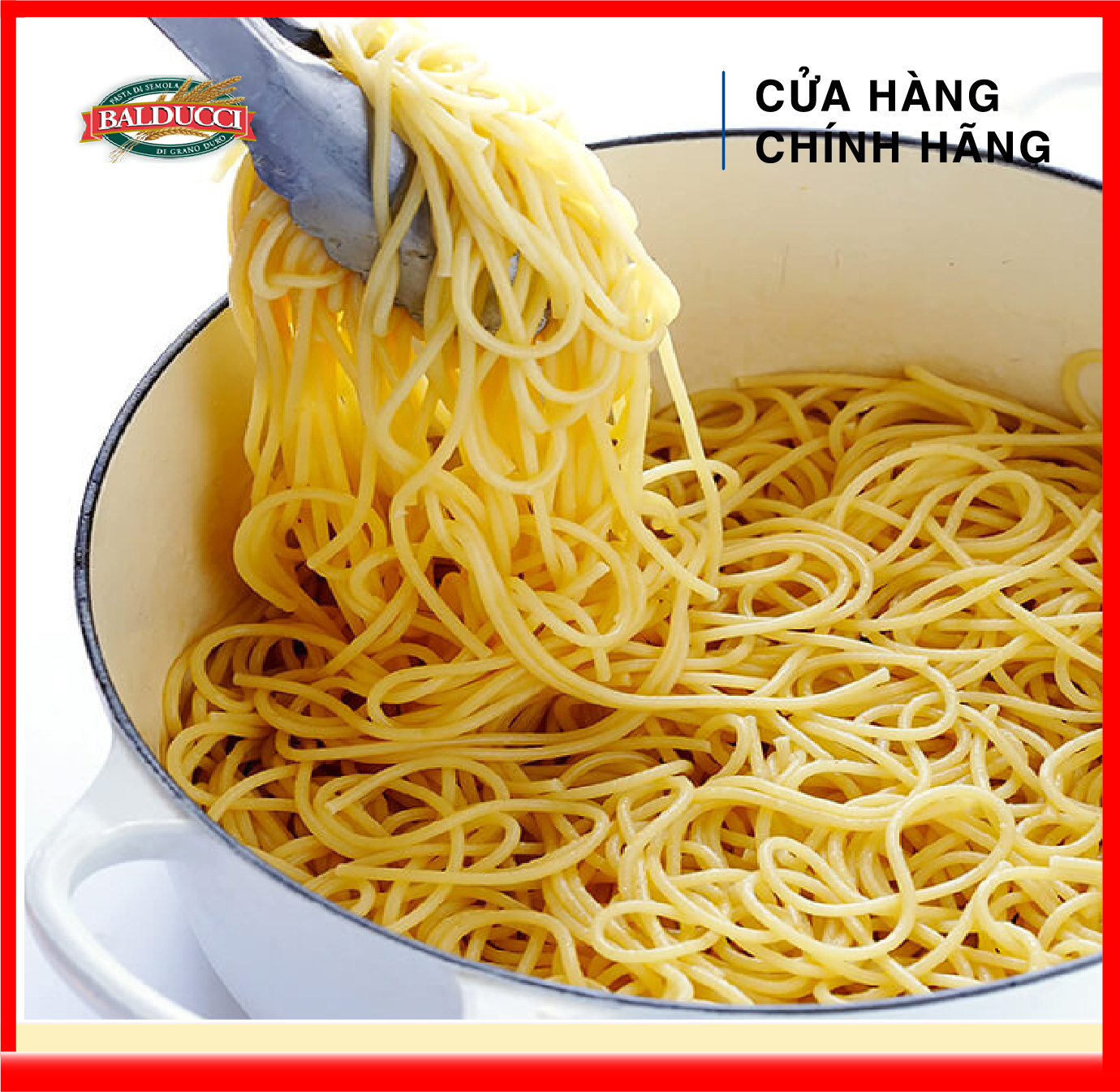 [HOÀN TIỀN MAX 10%]Mỳ Ý Spaghetti Balducci Số 4 500G (Sợi Tròn)