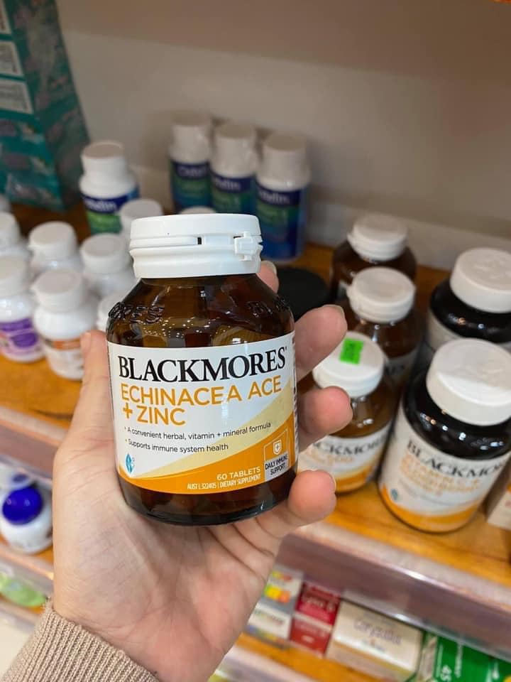 Blackmores Echinacea ACE Zin C 60 viên tăng đề kháng