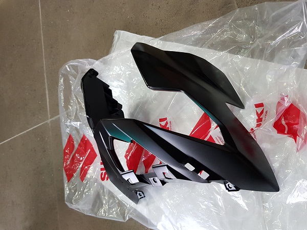 Ốp chóa màu đen nhám xe satria fi và raider fi