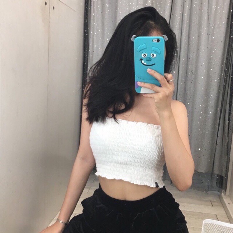 [HCM]Áo ống voan nhúng