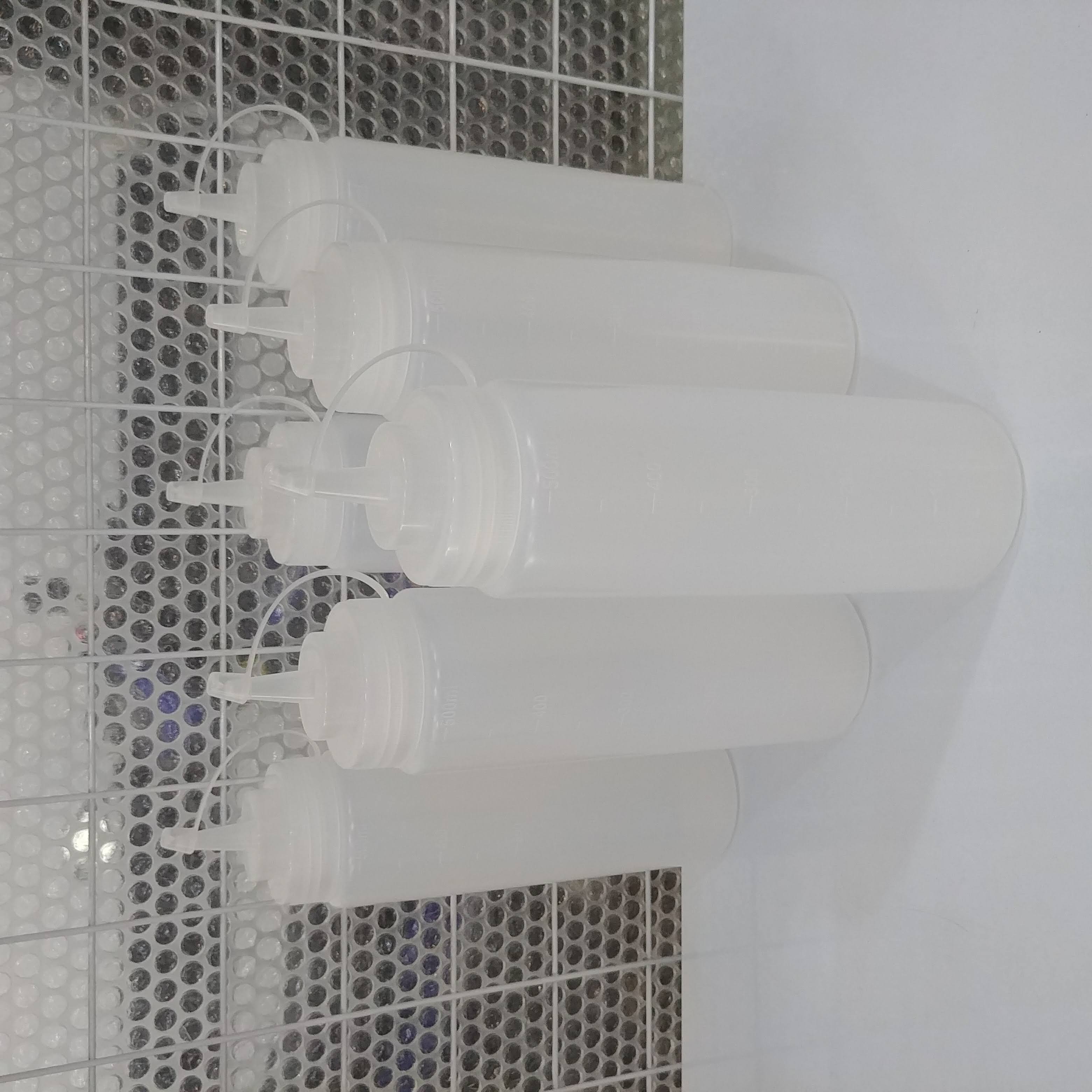 Combo 6 bình nhựa đựng nước sốt 500ml