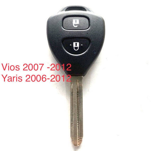 Chìa khoá Vios 2 nút có mạch remote cài tay các dòng xe như hình
