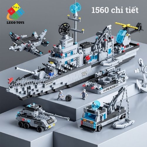LEGO Tàu Chiến - Tàu Dài 80cm