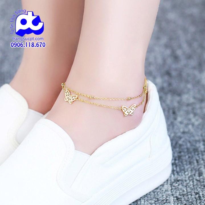 [Hoàn tiền 6%]Lắc chân nữ titan cao cấp thép không gỉ - LCTNU78