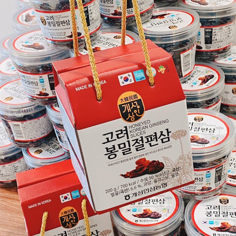 [MẪU MỚI] Sâm lát tẩm mật ong NONGHYUP 200g