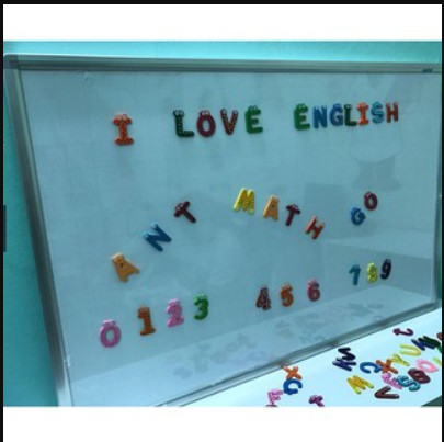 Bộ chữ số gỗ nam châm (Wooden Magnetic Letters/Numbers)
