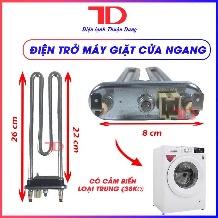 Điện trở máy giặt cửa ngang - Điện Lạnh Thuận Dung