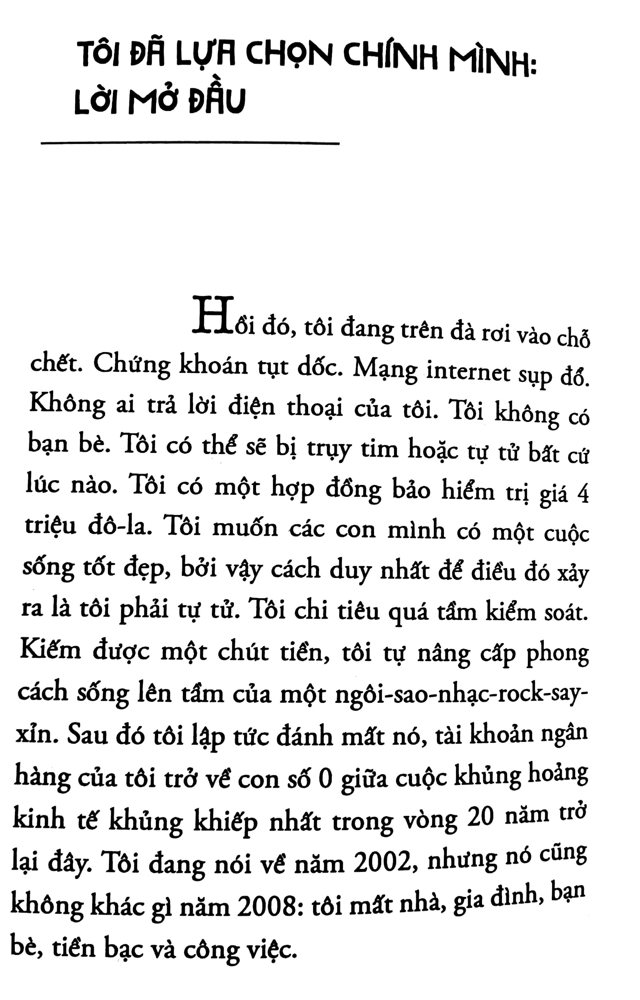 Sách - Tôi lựa chọn chính mình