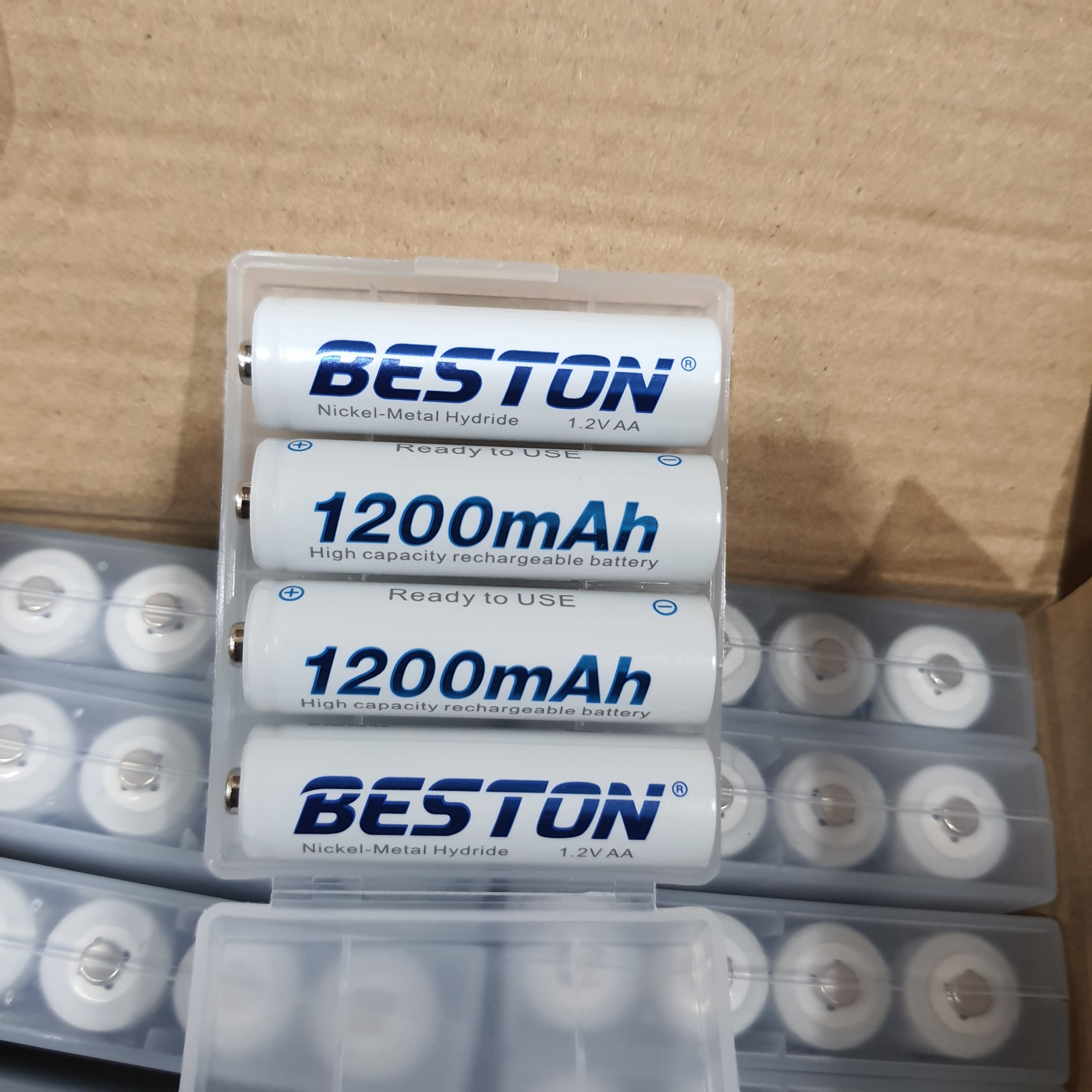 Combo 4 pin sạc aa aaa beston dùng cho micro đồ chơi điều khiển từ xa chuột không dây hàng nhập khẩu chính hãng pin sạc beston