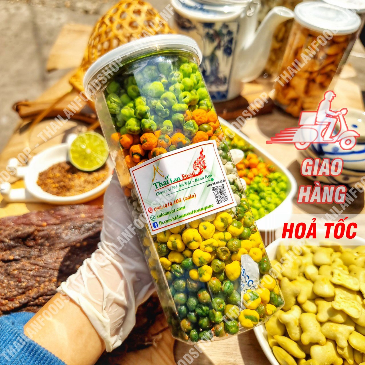 Đậu Hà Lan Mix Ngũ Vị - Lon 450gr