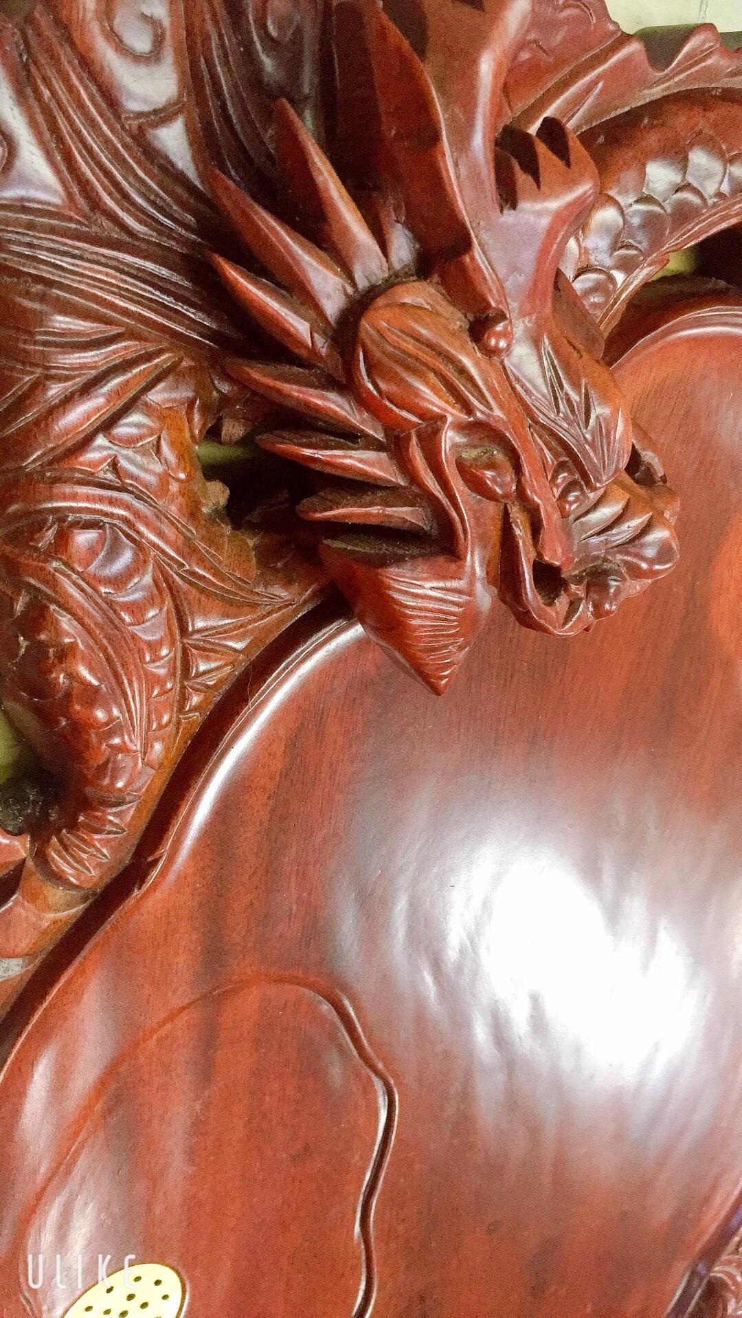 khay trà gỗ song long