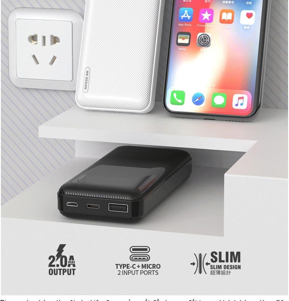 Sạc dự phòng WK 10.000 mah