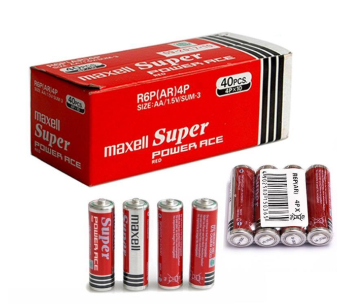 Hộp 40 Viên Pin Tiểu 1.5V AA (2A) MAXELL