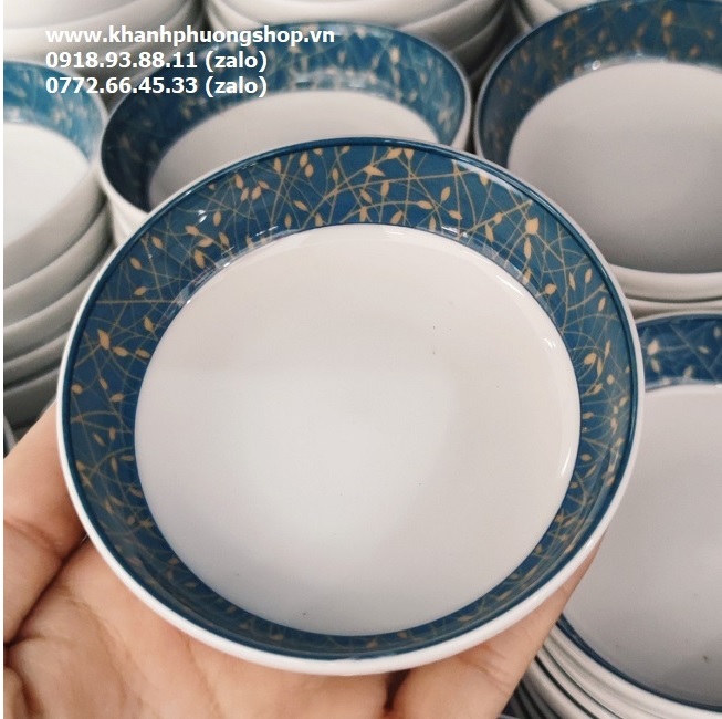 chén đựng nước chấm sứ Minh Long - chén đựng nước chấm sứ