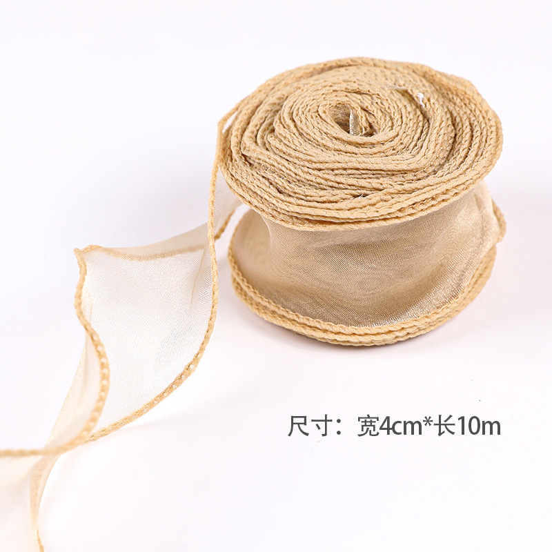 Cuộn ruy băng Voan không lõi bản 4cm * 10m đủ màu - SK94