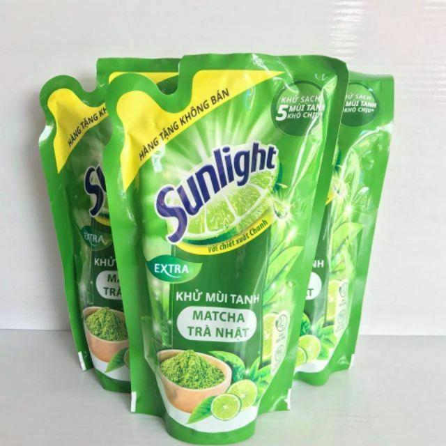 Nước rửa chén Sunligt Macha trà xanh 550g