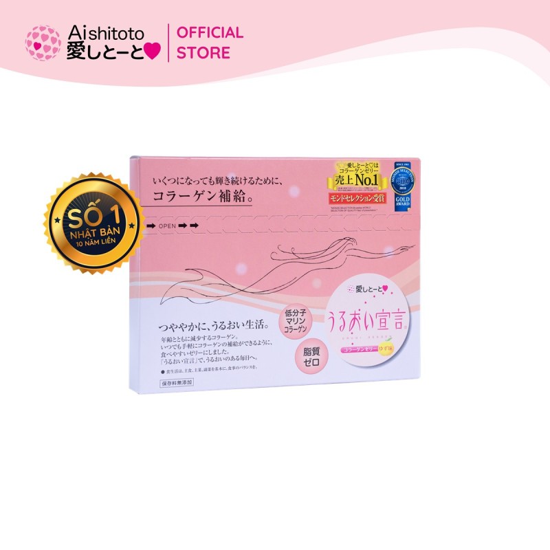 Thạch Bổ Sung Collagen AISHITOTO Collagen Jelly cao cấp