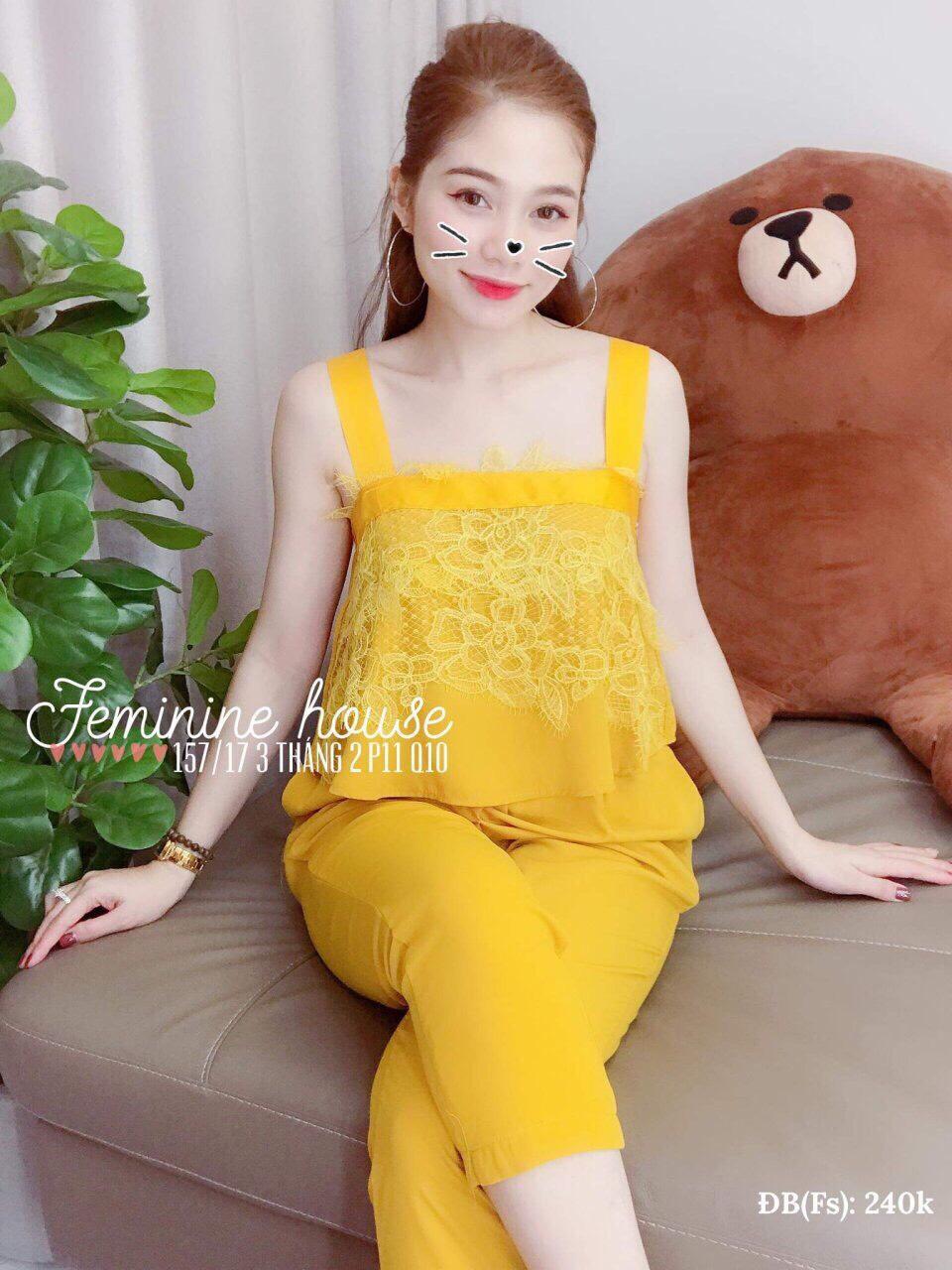 Sét bộ kate phối ren-QH