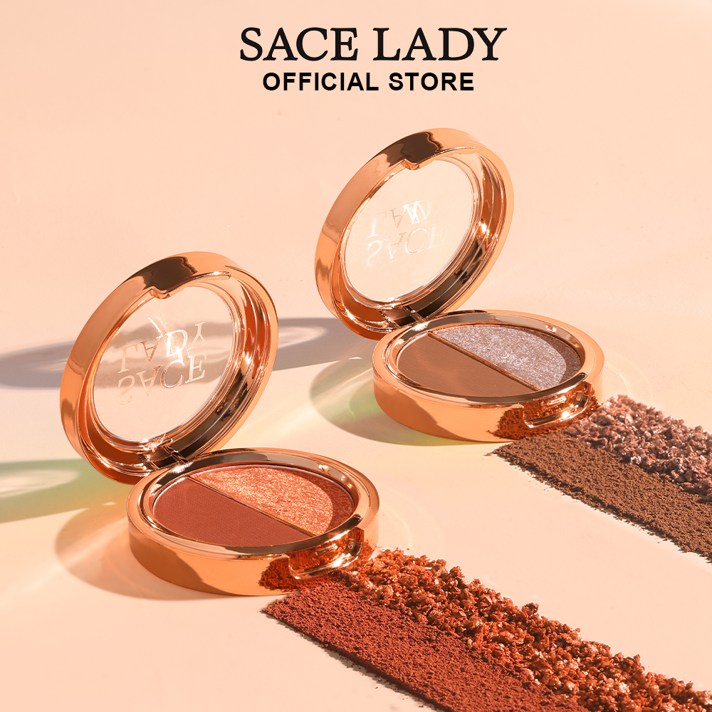 SACE LADY Phấn mắt hai màu phấn mắt - SL330