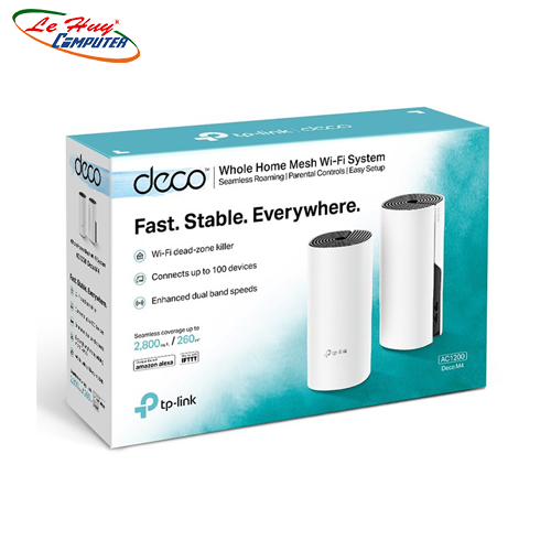 Bộ phát wifi mesh tp-link deco m4 wireless ac1200mbps