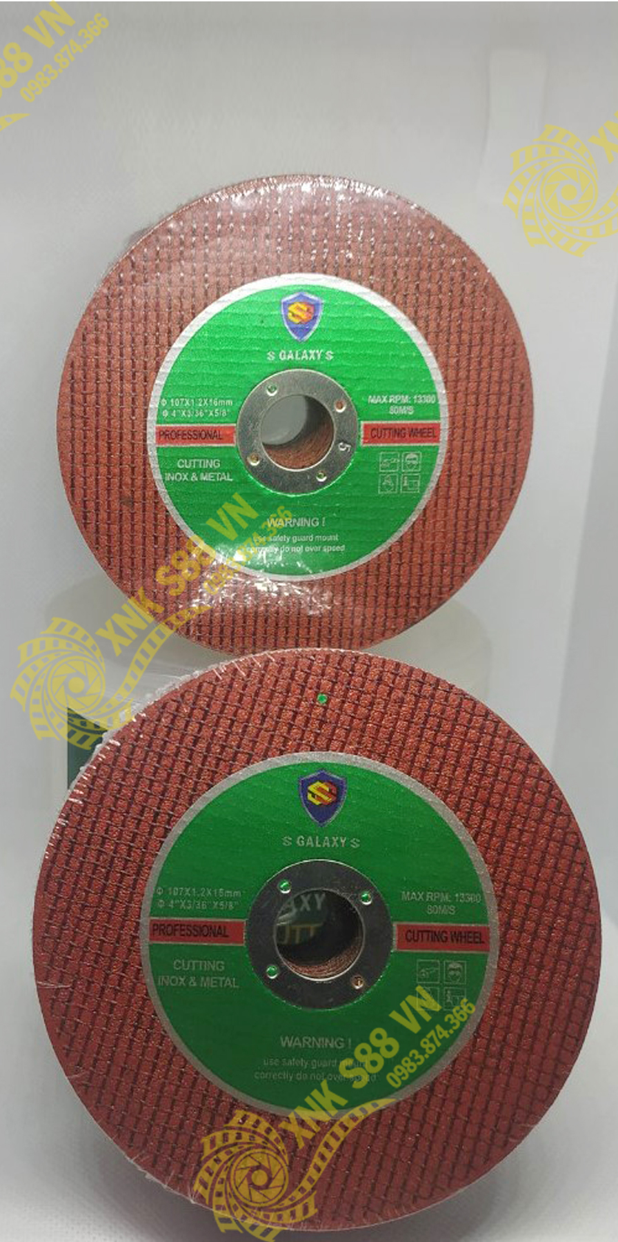 100v Đá cắt Sắt, Đá Cắt Inox ,Lưỡi Cắt Sắt, Lưỡi Cắt Inox phi 107 Cắt Sắc, Bền