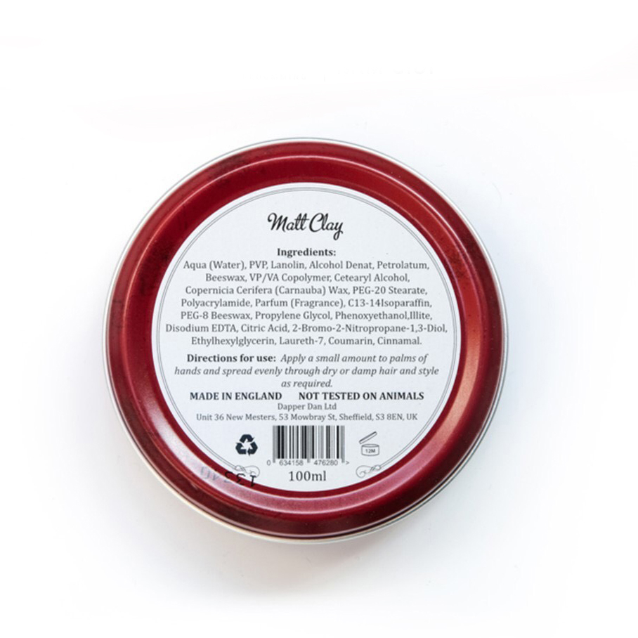 Sáp Vuốt Tóc Dapper Dan Matt Clay 100ml - Chính Hãng 100%