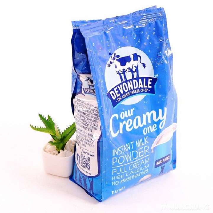 Sữa Bột Úc Devondale FULL CREAM/SKIM MILK gói 1kg