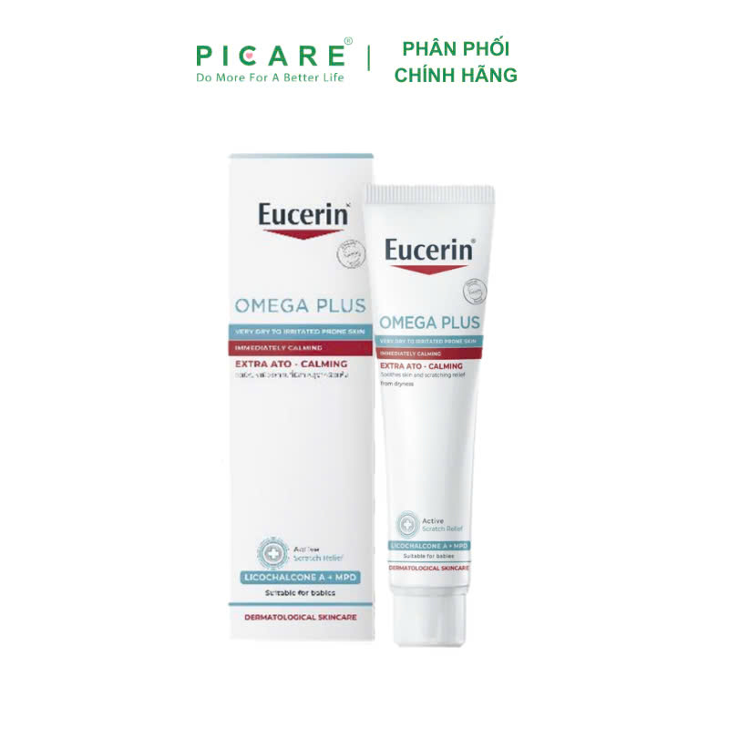 [GIẢM 20K ĐƠN 399K] Eucerin  Kem dưỡng giảm ngứa đỏ da  Ato Control Acute Care 40ml