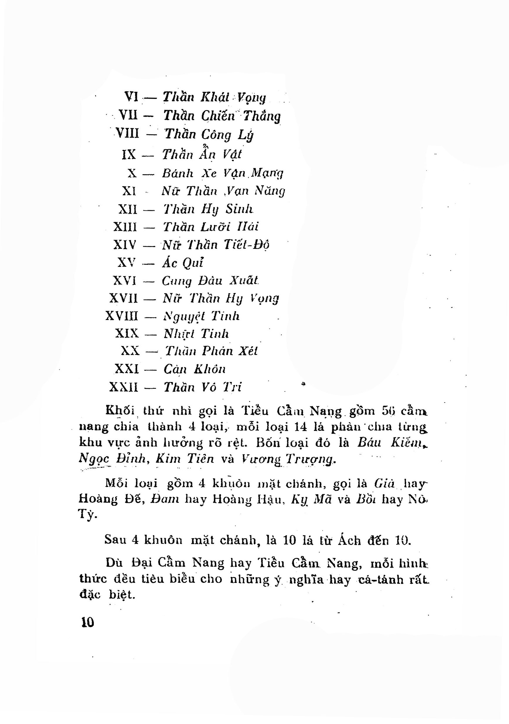Quẻ Bói Bài Ai Cập Tarots Huyền Bí