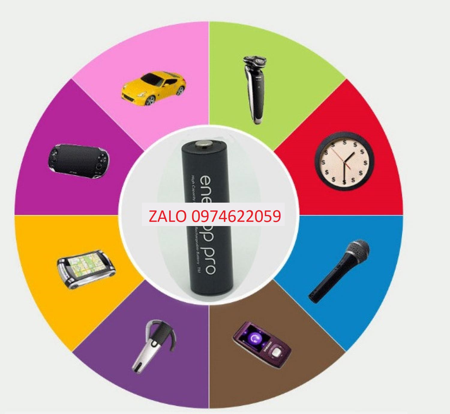 Pin sạc Pana sonic AAA Ene loop pro 950mAh - BK-4HCCA (vỉ 4 viên)
