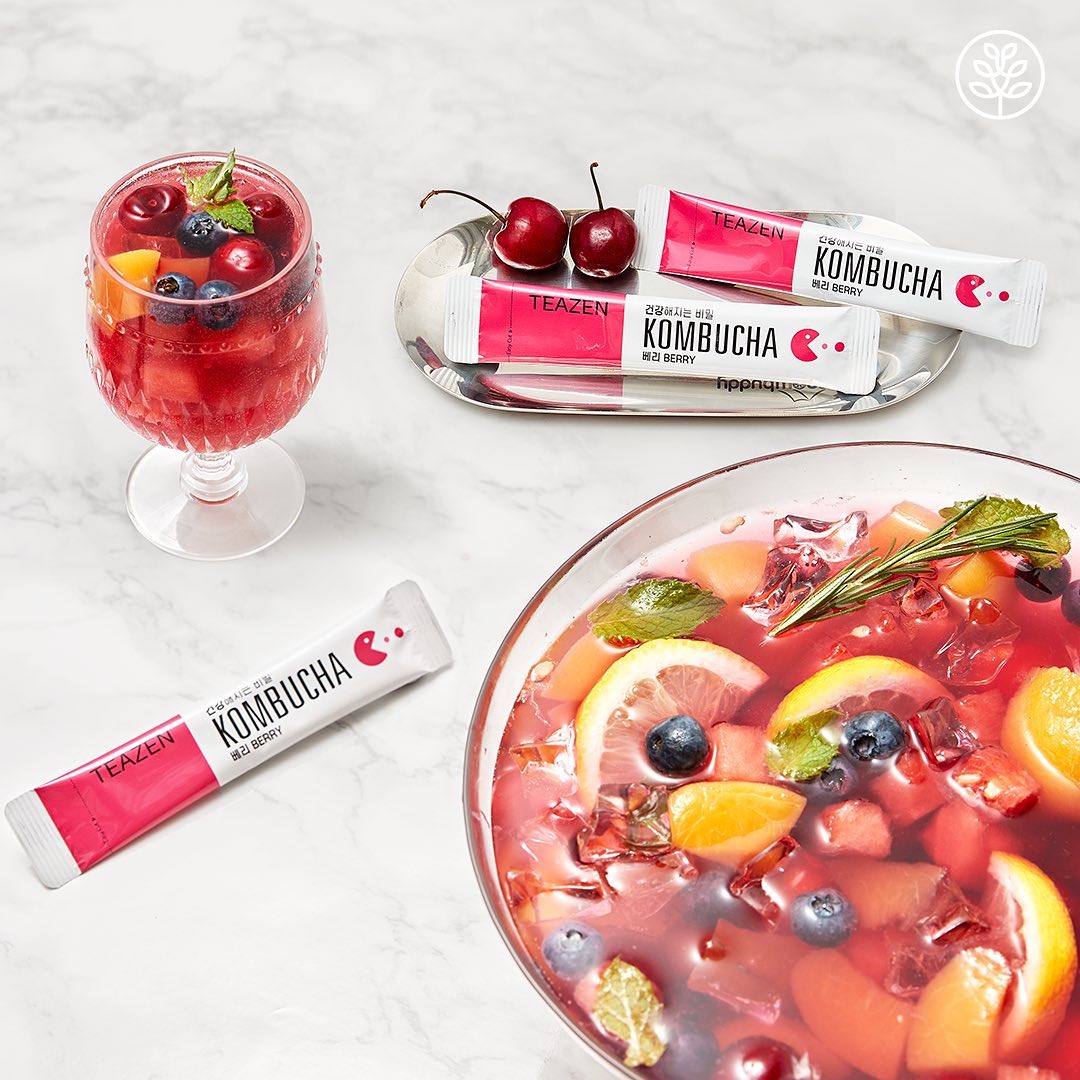 Trà Teazen kombucha berry nhập khẩu Hàn Quốc