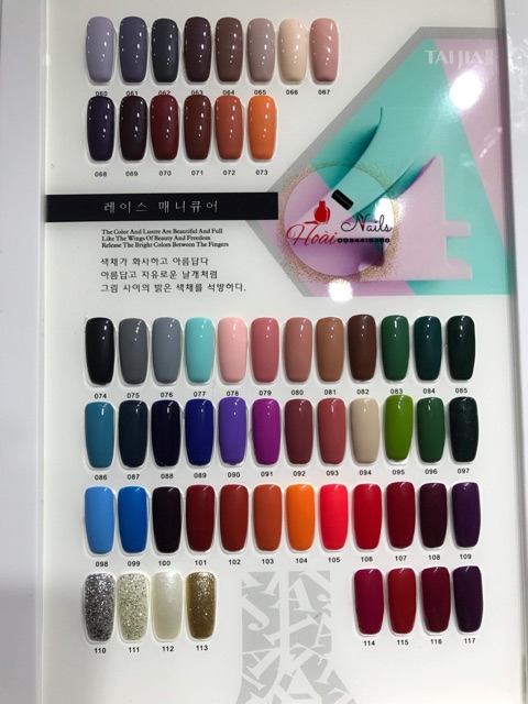 Sơn Hàn Taija Phụ kiện Nail ( chọn màu ib)