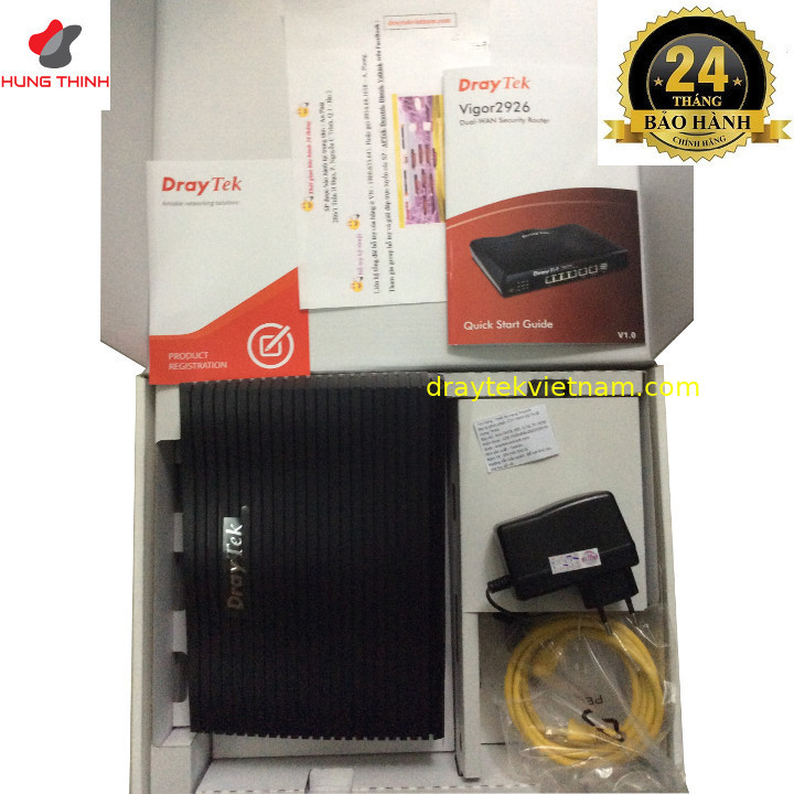 Router Draytek Vigor 2926 - Tem chính hãng - BH 24 tháng